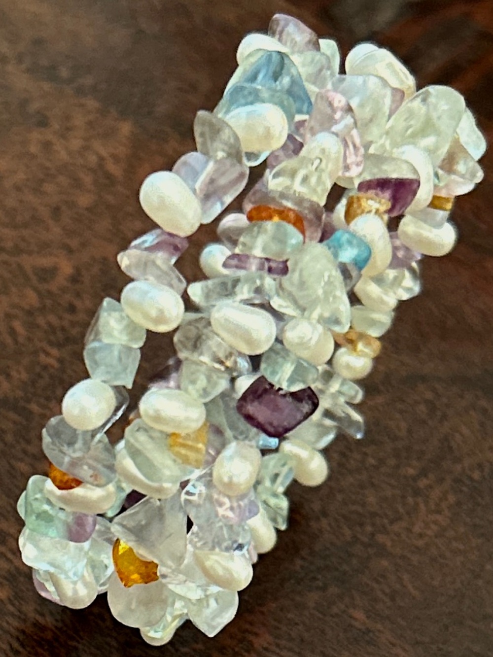 Fluorite and Pearls